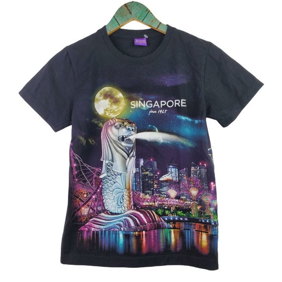 Discover | | Discover Singapore City Scape Twosided Tshirt Sz Small | Poshmark